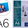 Porte visuel exacommpta a6 incline vertical ou horizontal cristal