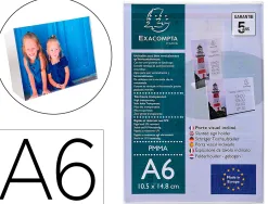 Porte visuel exacommpta a6 incline vertical ou horizontal cristal