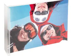 Porte visuel exacompta a6 droit vertical cristal