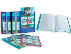 Porte vues essentiel recycle personnalisable 40 vues polypropylene a4 coloris assortis