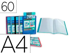 Porte vues essentiel recycle personnalisable 60 vues polypropylene a4 coloris assortis