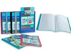 Porte vues essentiel recycle personnalisable 60 vues polypropylene a4 coloris assortis