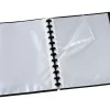 Porte vues geode essentiel recycle personnalisable 60 vues polypropylene a4 maxi coloris noir