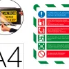 Porte-affiche a4 adh. sauvet.