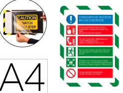 Porte-affiche a4 adh. sauvet.