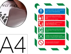 Porte-affiche a4 magn. sauvet.