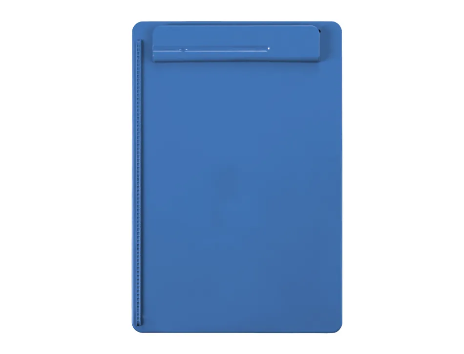 Porte-bloc maul go a4 plastique recycle porte-stylo integre dans pince coloris bleu