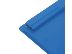 Porte-bloc maul go a4 plastique recycle porte-stylo integre dans pince coloris bleu