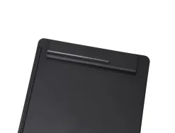 Porte-bloc maul go a4 plastique recycle porte-stylo integre dans pince coloris noir