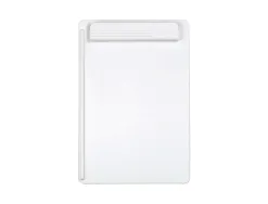 Porte-bloc maul go a4 plastique recycle porte-stylo integre dans pince coloris blanc