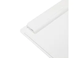 Porte-bloc maul go a4 plastique recycle porte-stylo integre dans pince coloris blanc