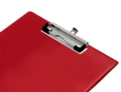 Porte-bloc q-connect din a4 plastique 50% recycle epaisseur 2,1mm coloris rouge