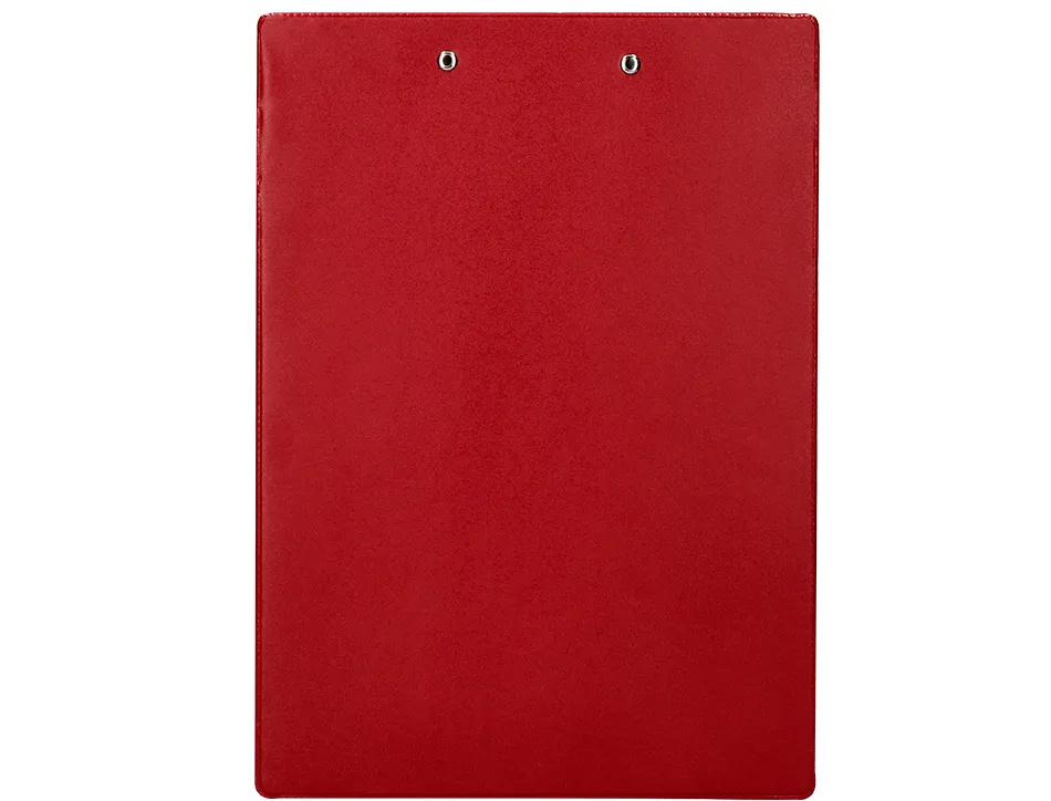 Porte-bloc q-connect din a4 plastique 50% recycle epaisseur 2,1mm coloris rouge