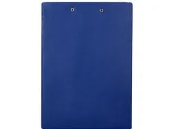 Porte-bloc q-connect din a4 plastique 50% recycle epaisseur 2,1mm coloris bleu