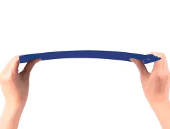 Porte-bloc q-connect din a4 plastique 50% recycle epaisseur 2,1mm coloris bleu