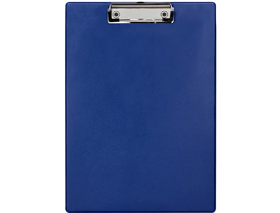 Porte-bloc q-connect din a4 plastique 50% recycle epaisseur 2,1mm coloris bleu