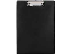 Porte-bloc q-connect din a4 plastique 50% recycle epaisseur 2,1mm coloris noir
