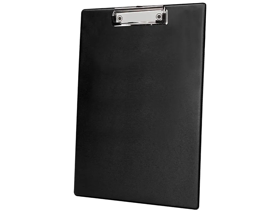 Porte-bloc q-connect din a4 plastique 50% recycle epaisseur 2,1mm coloris noir