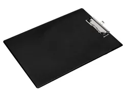 Porte-bloc q-connect din a4 plastique 50% recycle epaisseur 2,1mm coloris noir