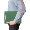 Porte-bloc q-connect din a4 plastique 50% recycle epaisseur 2,1mm coloris vert olive