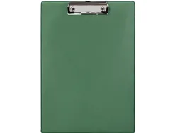 Porte-bloc q-connect din a4 plastique 50% recycle epaisseur 2,1mm coloris vert olive