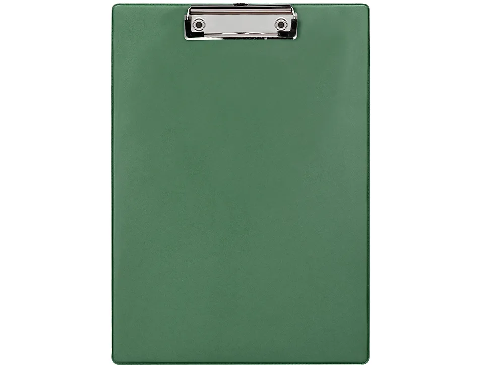 Porte-bloc q-connect din a4 plastique 50% recycle epaisseur 2,1mm coloris vert olive