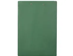 Porte-bloc q-connect din a4 plastique 50% recycle epaisseur 2,1mm coloris vert olive