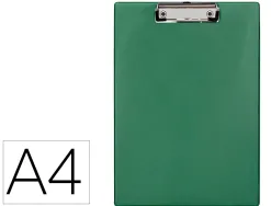 Porte-bloc q-connect din a4 plastique 50% recycle epaisseur 2,1mm coloris vert olive