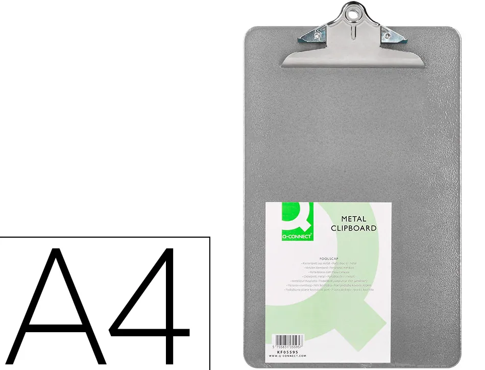 Porte-bloc q-connect metal a4