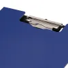 Porte-bloc q-connect miniclip superieur din a4 plastique 50% recycle epaisseur 2,1mm coloris bleu
