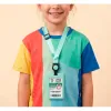 Porte-cartes avery avec enrouleur et tour de cou recycle ajustable coloris vert