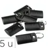 Porte-cles rfid timemoto rf-110 proximite key fob 125khz distance lecture 7cm coloris noir pack 25 unites