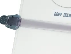 Porte-copies q-connect vertical inclinaison réglable règle de lecture porte-stylo pince côté format a4 336x164x433mm