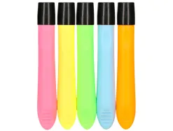 Porte-craie liderpapel en plastique magnetique pack de 5 coloris assortis