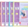 Porte-documents exacompta kreacover a4 polypropylen 80vues assortiment pastel