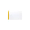 Porte-etiquette tarifold magnetique plastifiable a froid 66x100mm coloris jaune sachet 50 unites