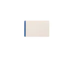 Porte-etiquette tarifold magnetique plastifiable a froid 66x100mm coloris bleu sachet 50 unites