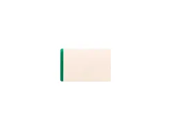 Porte-etiquette tarifold magnetique plastifiable a froid 66x100mm coloris vert sachet 50 unites