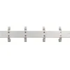 Porte-manteaux liderpapel mural metal 6 pateres 430x88x55mm coloris argent