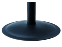 Porte-manteaux maulaura 4 pateres acier laque et hetre hauteur 180cm coloris noir