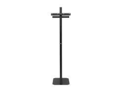 Porte-manteaux maulsalsa vertical metal 8 crochets hauteur 1,72m base pied 52x40cm coloris noir