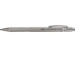 Porte-mine bic critérium mine 2mm gomme taille-mine incorporé coloris aluminium