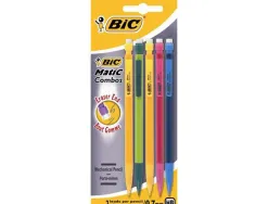 Porte-mine bic matic fun 0,7mm mines hb couleurs assorties blister 5