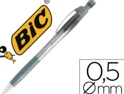 Porte-mine bic velocity corps transparent canon rétractable gomme capuchon protecteur amortisseur anti-casse mine