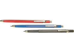 Porte-mine liderpapel plastique grafo 2mm rétractable clip métallique contient mines et taille-mines