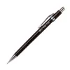 Porte-mine pentel p200 0.5mm embout et agrafe métalliques canon fixe longueur 4 mm gomme rechargeable corps noir