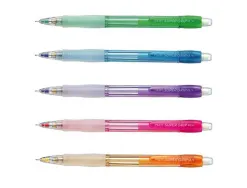 Porte-mine pilot super grip néon 0.5mm avance automatique canon rentrant corps ergonomique coloris fun