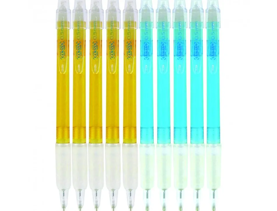 Portemine rechargeable ulmann 0,7 mm grip ergonomique avec gomme