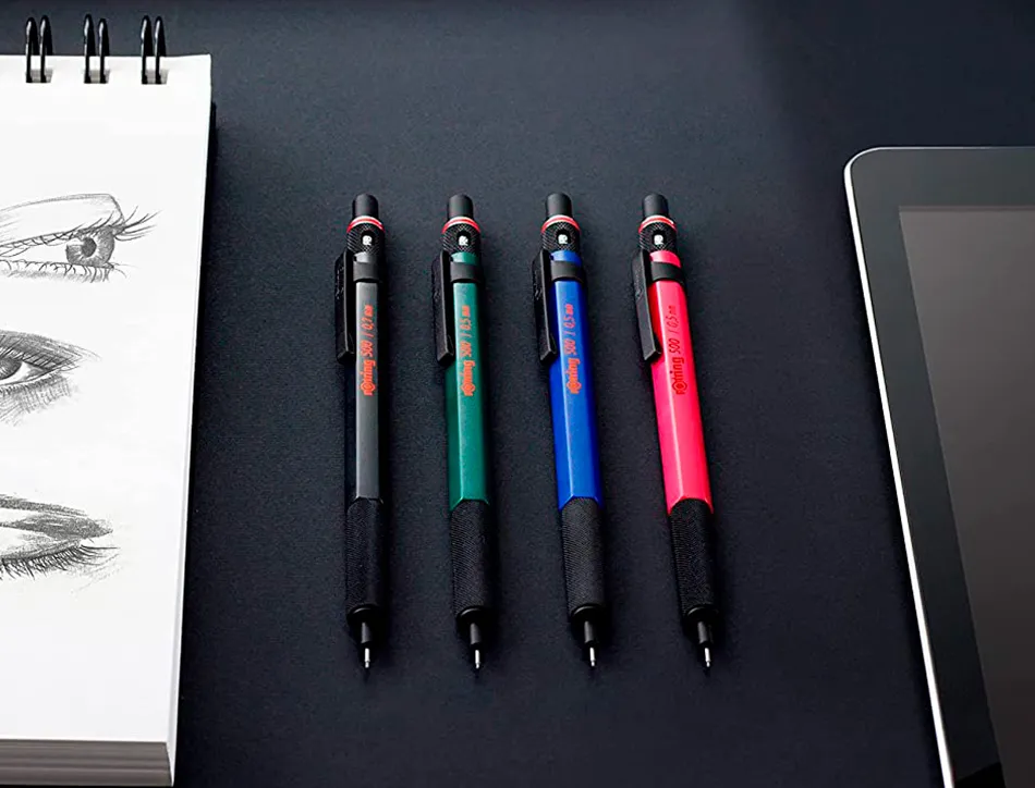 Portemine rotring 500 coloris rouge 0,5mm