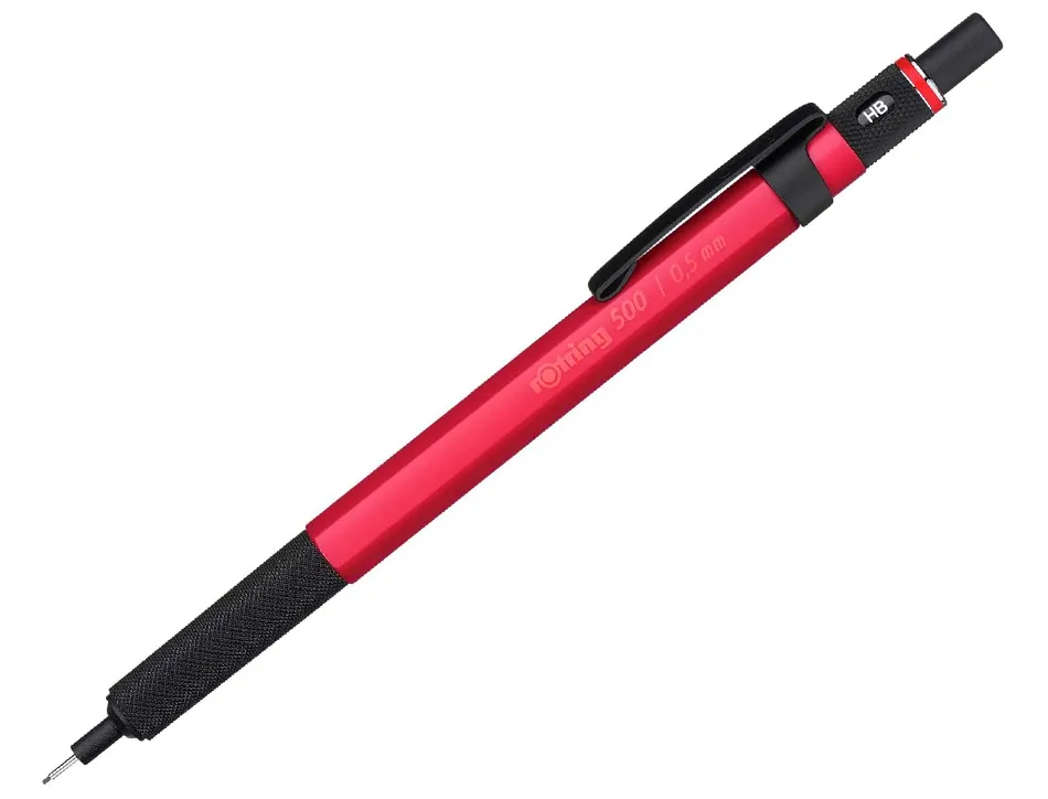 Portemine rotring 500 coloris rouge 0,5mm